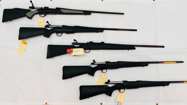 The social media platform has banned the business from uploading images of its stock, which in this case, is guns. Picture: Megan Owen