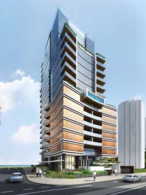 The proposed high rise development at Main Beach.