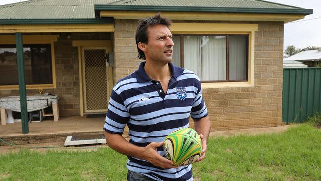 Laurie Daley grew up playing for the Junee Diesels before joining the Canberra Raiders.