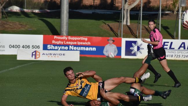 Meninga Cup game between the Ipswich Jets and Sunshine Coast Falcons. Saturday March 18, 2023. Picture, Nick Tucker.