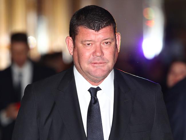 MELBOURNE, AUSTRALIA - OCTOBER 26:  James Packer of Crown Resorts leaves after attending the Crown Resorts annual general meeting on October 26, 2017 in Melbourne, Australia. The AGM comes just a week after Independent MP Andrew Wilkie used parliamentary privilege to accuse Crown of misconduct, including allegations of allege of tampering with gaming machines to increase profits.  (Photo by Scott Barbour/Getty Images)