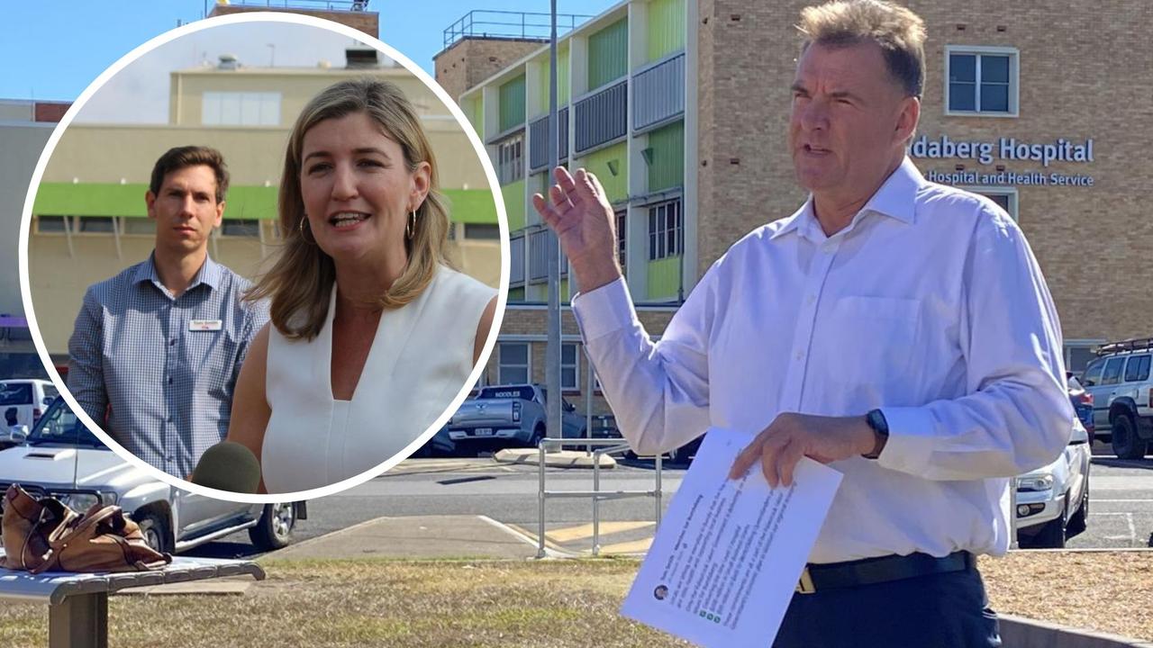 LNP Member for Burnett Stephen Bennett has apologised in the wake of Qld govt calls for him to do just that new data turned the spotlight on Bundaberg Hospital.