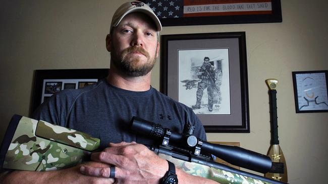 Chris Kyle was killed at a gun range in 2013. Picture: Paul Moseley/The Fort Worth Star-Telegram via AP