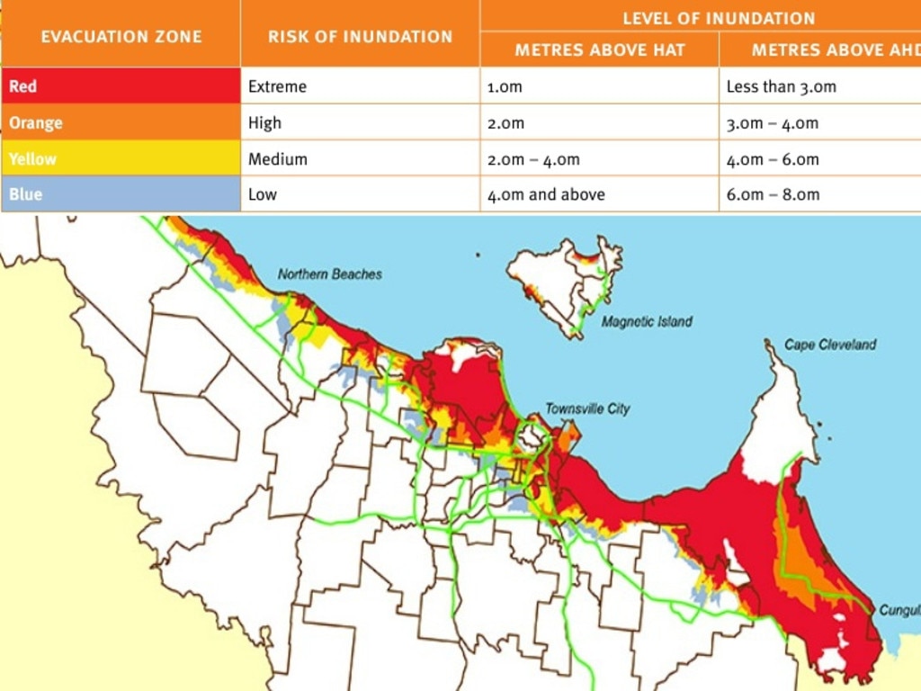 Townsville Storm Surge Will Cyclone Jasper Affect Townsville Explained Storm Tide Maps 8132