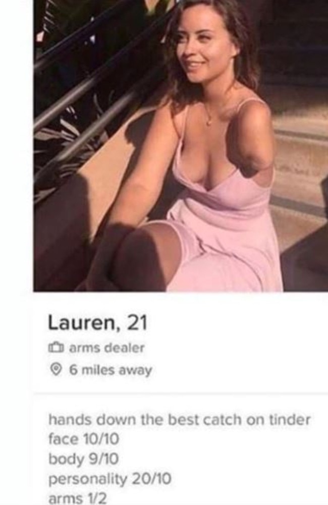Girl with one hand tinder