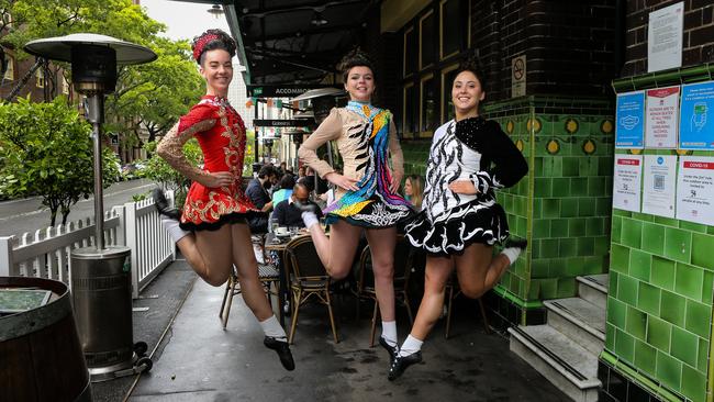 Live music dancing at the Mercantile. Picture: NCA NewsWire / Gaye Gerard