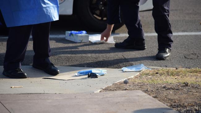 A taxi driver was left in serious condition following an attempted robbery that ended with him being stabbed in Hermit Park.