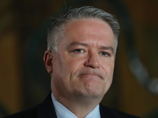 Senator Mathias Cormann at Parliament House in Canberra. Picture Kym Smith