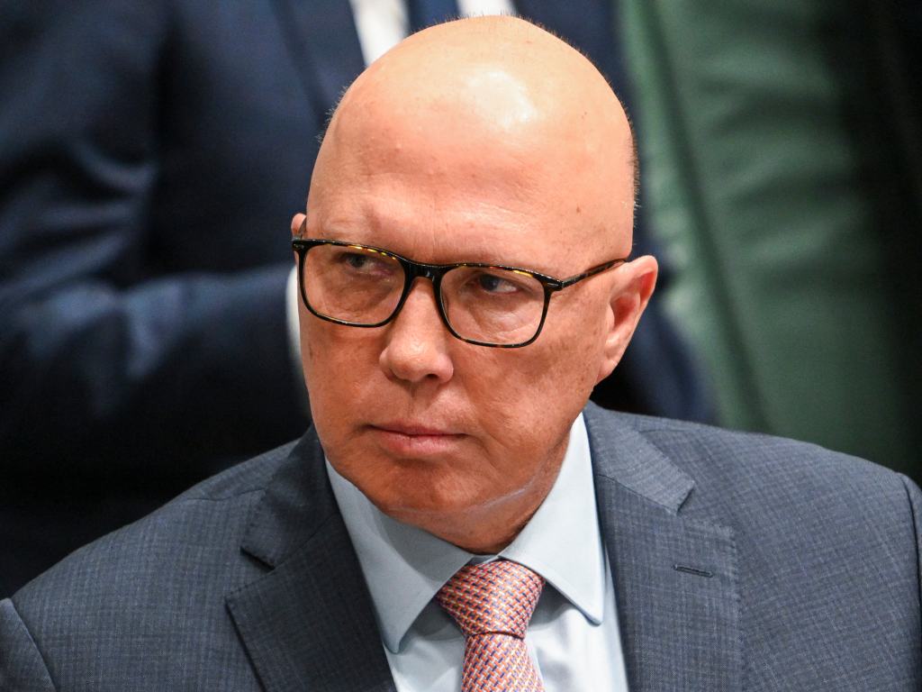 CANBERRA, AUSTRALIA, NewsWire Photos. FEBRUARY 6, 2024: Leader of the Opposition Peter Dutton during Question Time at Parliament House in Canberra. Picture: NCA NewsWire / Martin Ollman