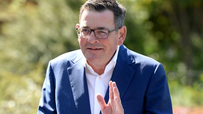 Daniel Andrews will leave the legacy questions to others. Picture: Andrew Henshaw