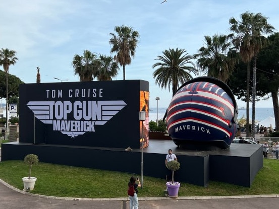 One of the marketing activations during the 2022 Cannes Film Festival. Picture: Supplied