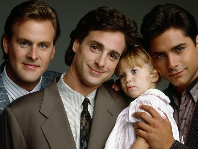 Dave Coulier, Bob Saget, Mary-Kate/Ashley Olsen and John Stamos. Picture: Getty Images