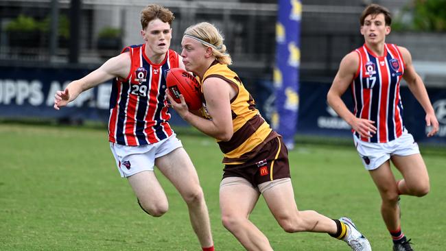 QAFL colts between Aspley and Wilston Grange. Saturday May 4, 2024. Picture, John Gass