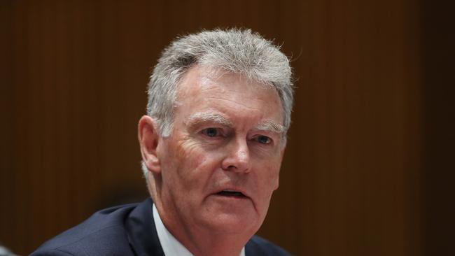 ASIO Director General Duncan Lewis appearing at Senate Estimates at Parliament House in Canberra. Picture Kym Smith