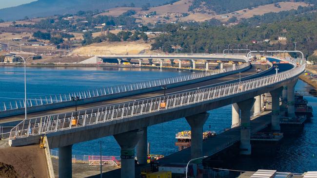 The new Bridgewater Bridge, as it appeared in May in the lead-up to its official opening on June 2. Picture: Supplied