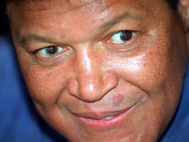 Singer Chubby Checker in Sydney 12 Oct 1994. p/