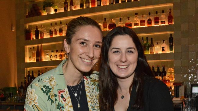 Monique St Clair and Laura Marchesi at Gold Coast Australian of the Year presentations at Exhibitionist Bar, HOTA, Bundall. Pic: Regina King