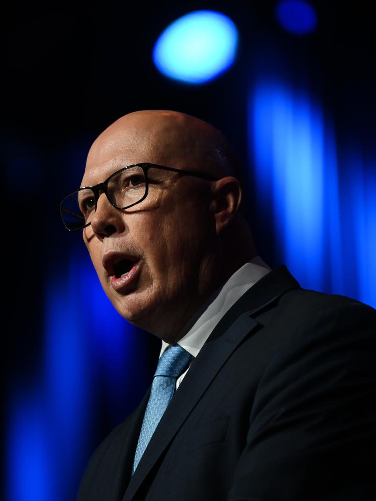 Support for the Coalition rose a point to 39 per cent – marking a seven point gap between the major parties. Picture: Dan Peled / NewsWire