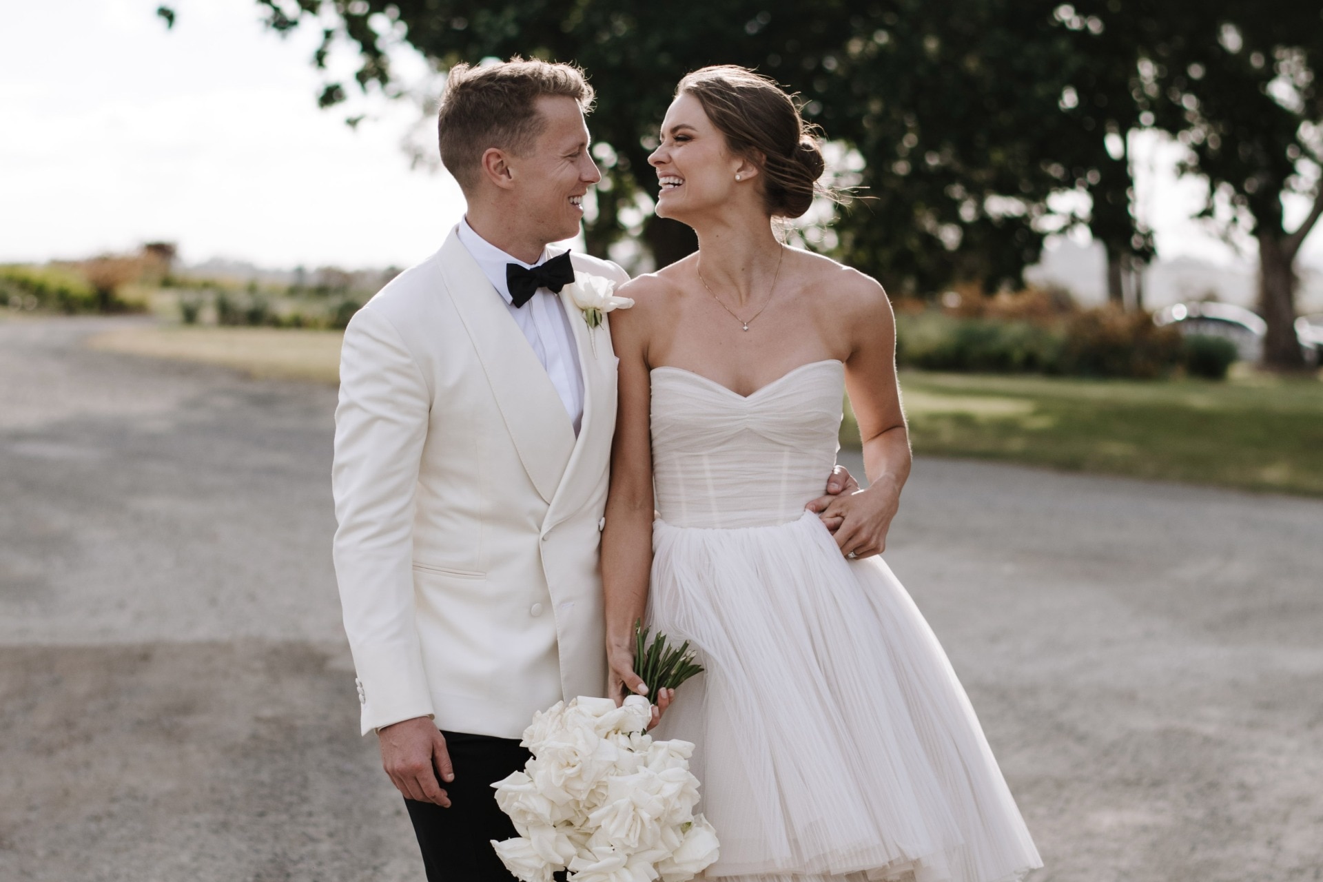 Inside Laura Henshaw s Joy Filled Wedding Vogue Australia