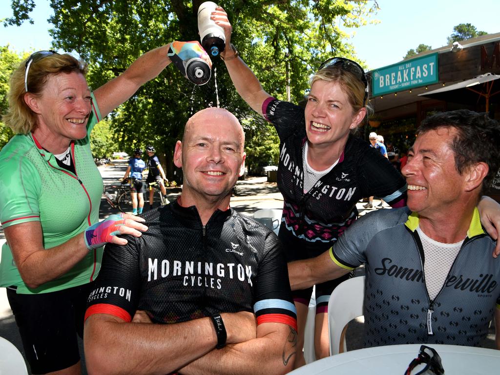 Gayle McGaw, Steve Pope, Allie Pope and Roger McGaw at Stirling. Picture: Tricia Watkinson