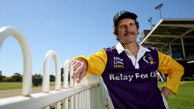 Pride of Australia nominee Rob Osborne at the Penrith Paceway. Picture: Justin Sanson