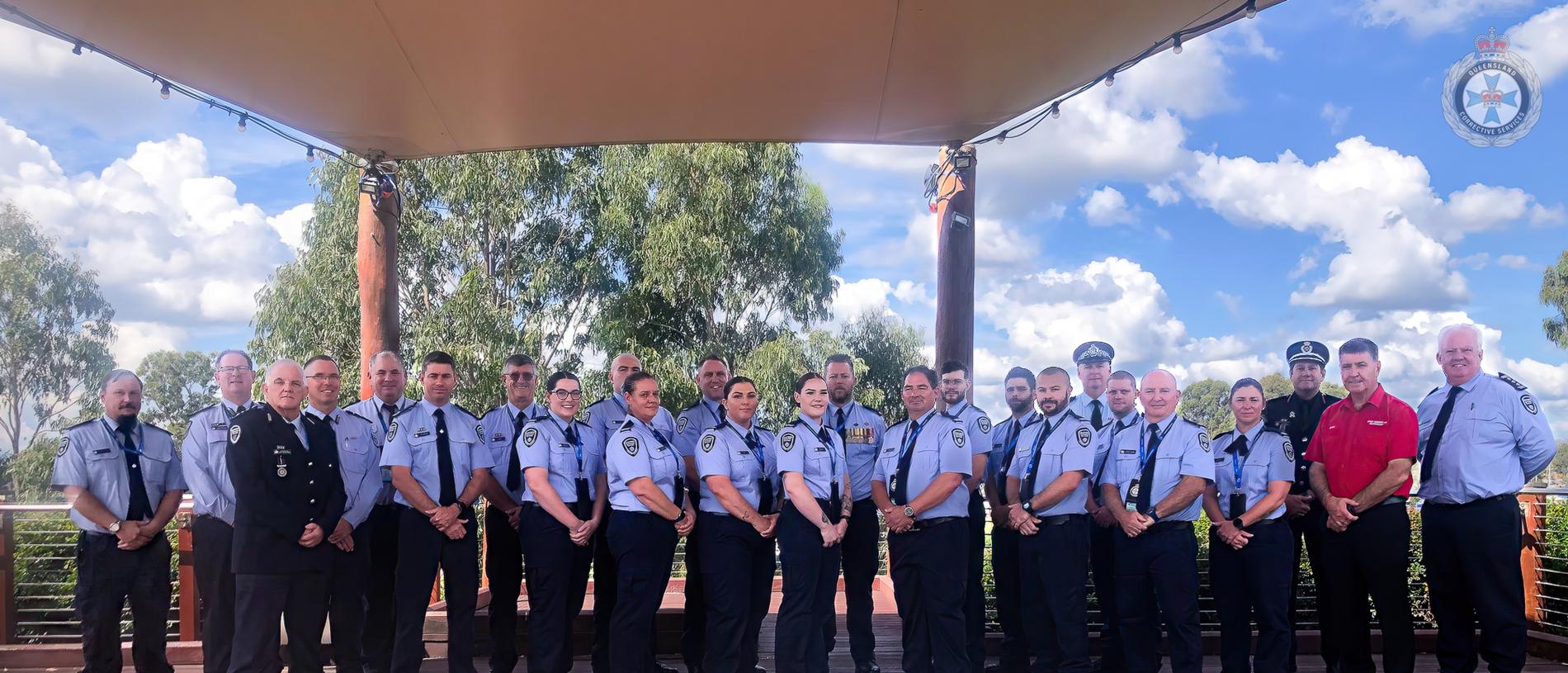 A ceremony has been held at the Brolga Theatre in Maryborough as 15 new custodial correctional officers celebrated graduating their 10-week course.