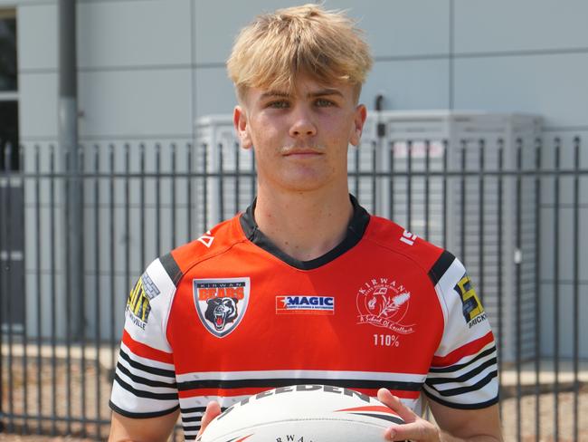 Preston Cassidy from Kirwan State High School's rugby league program.