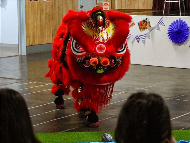 Traditional Lion Dance.