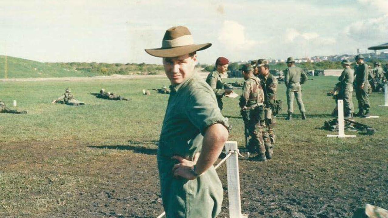 Lilydale Sergeant Vaughan Atherton in the Army Reserves.