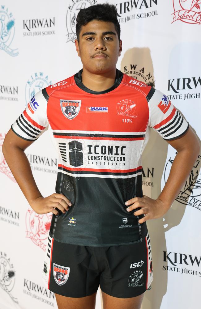 Kirwan Bears 2024 player Quentin Ofahulu. Picture: Courtney Thomson / Kirwan SHS