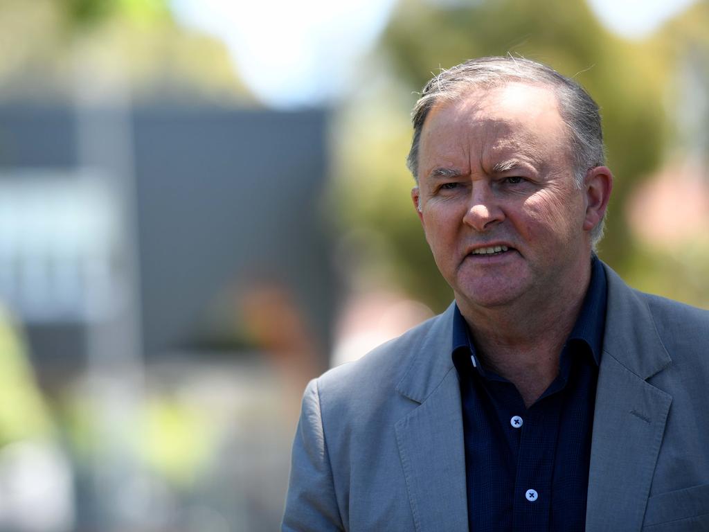 Greg Hunt has accused Anthony Albanese of playing politics over the vaccine. Picture: Bianca De Marchi/AAP Image