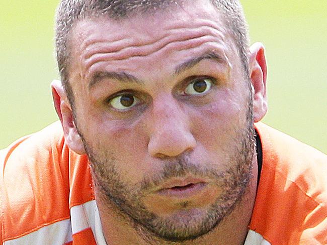 Robbie Farah in camp with the West Tigers at Nelson Bay. Picture by Peter Lorimer.