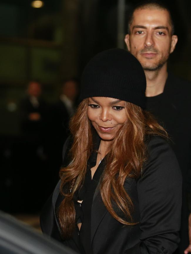 Rare appearance ... Janet Jackson and her husband Wissam Al Mana.  Picture:  Splash