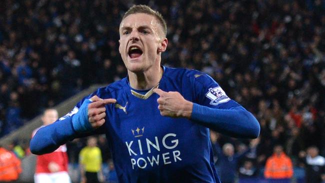 Jamie Vardy has been the face of Leicester City's epic run.