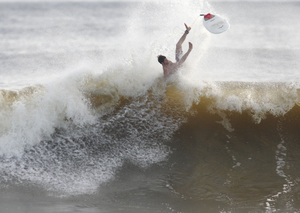 Alexandra Headland gets good lefts and rights for longboarders and shortbaorders alike. Picture: Nicholas Falconer