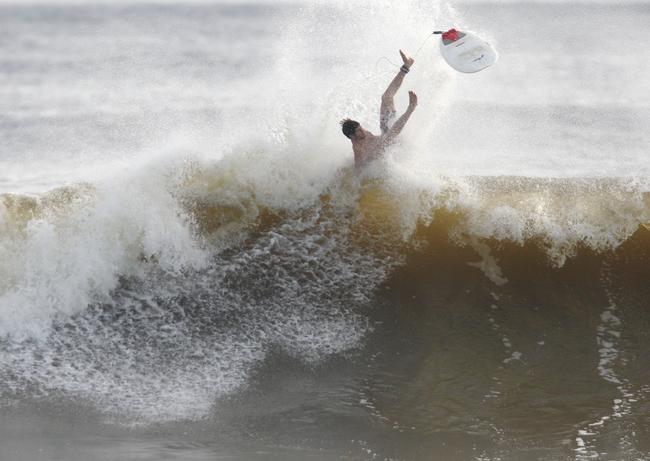 Alexandra Headland gets good lefts and rights for longboarders and shortbaorders alike. Picture: Nicholas Falconer