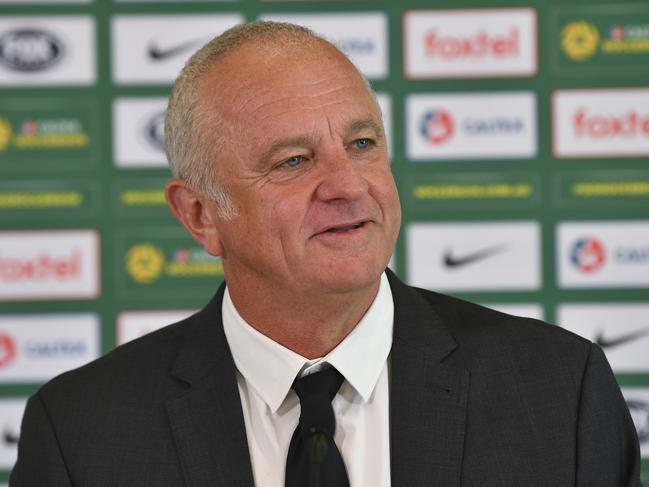 Socceroos coach Graham Arnold is not having an easy build up to the Asian Cup. Picture: AAP 