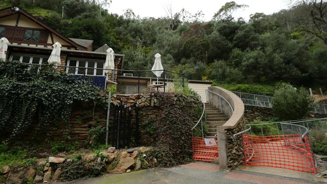 Utopia @ Waterfall Gully has been forced to close due to a landslide.