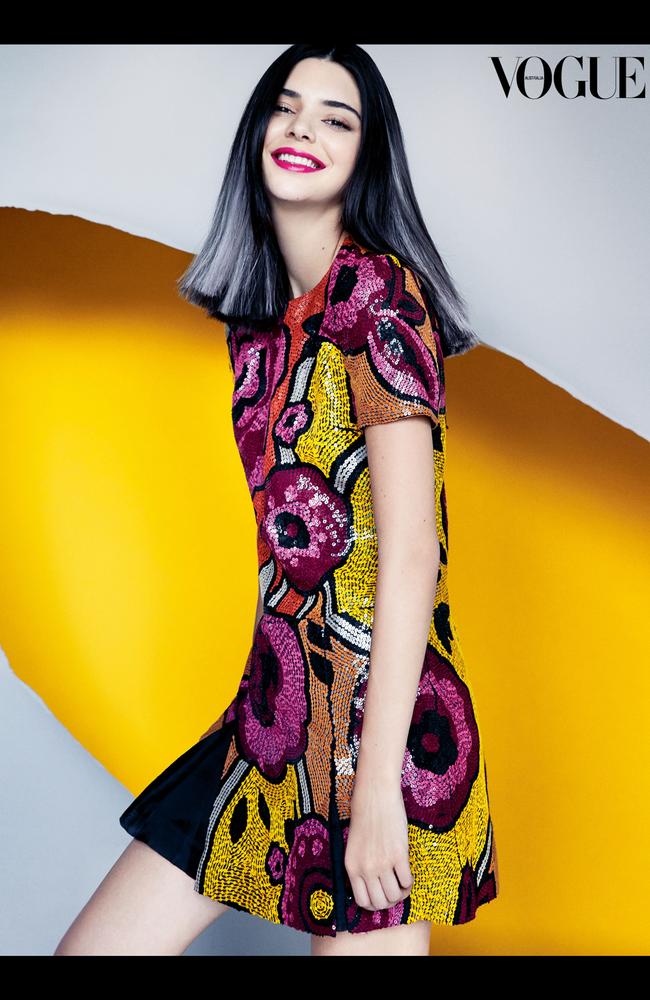 The photo shoot celebrates a ‘riot of colour’. Picture: Patrick Demarchelier