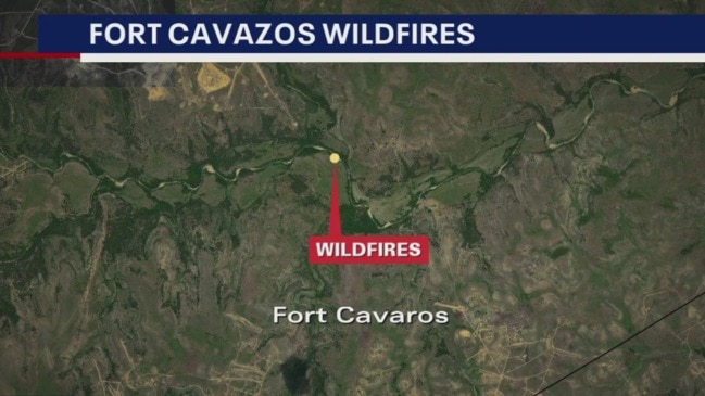 Wildfires at Fort Cavazos