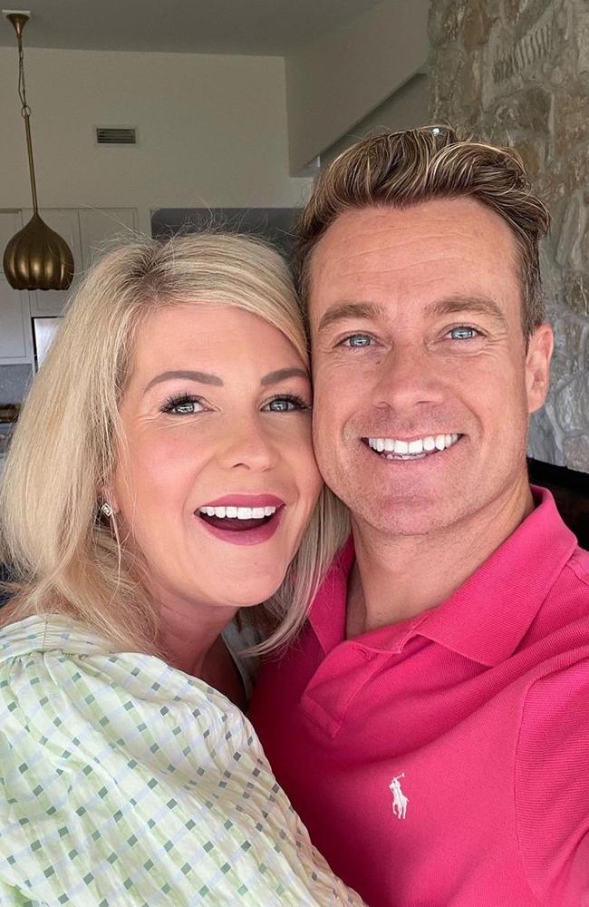 Grant Denyer said wife Chezzi looked like she had “eight eyelids on one eye”.