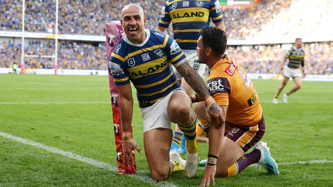 The last time Blake Ferguson scored a try was in the first week of the 2019 finals.