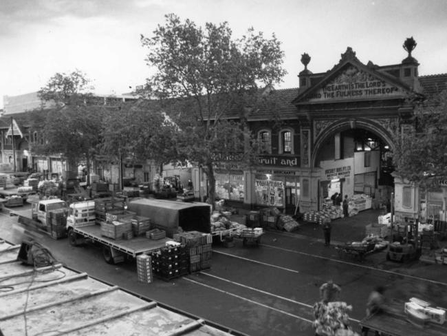 Last day of trading at the East End Market on Grenfell St, September 30, 1988.