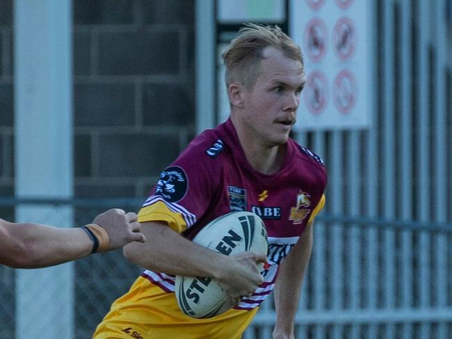 Kailub Smith for Glenmore Park, Glenmore Park Brumbies v Windsor Wolves, 2024 Don Feltis Cup Open Menâs, Penrith and District Junior Rugby League, Anzac Day game, 25 April, 2024, Windsor Sporting Complex. Picture: Panthers Juniors