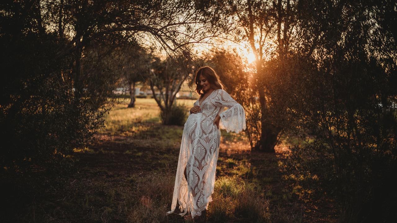 Breanna Barron takes part in a maternity session by Hannah Paulsen Photography.