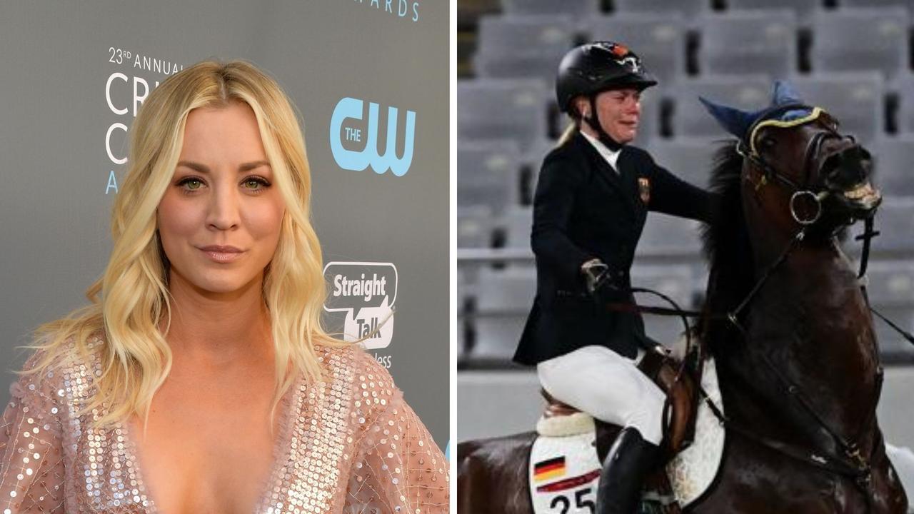 Kaley Cuoco has offered to buy Saint Boy, who was punched during the Olympics.