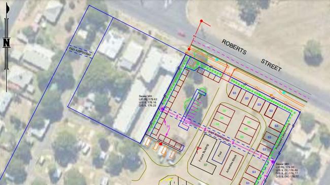 A material change of use application has been lodged with Central Highlands Regional Council for an expansion to the Emerald Tourist Park on Roberts St.