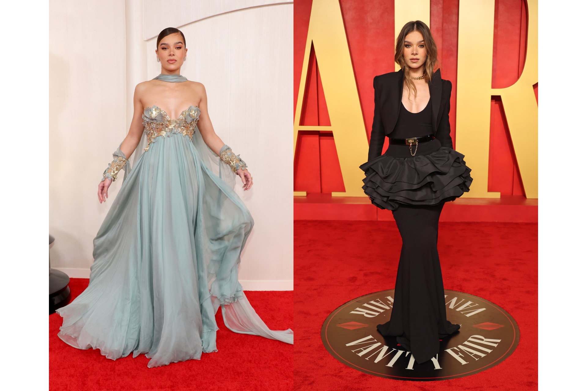 <h3><b>Hailee Steinfeld wears Elie Saab at the Oscars and Alexandre Vauthier at the </b><b><i>Vanity Fair </i></b><b>after party</b></h3>