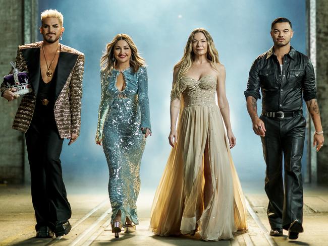 The Voice 2024 coaches: Adam Lambert, Kate Miller-Heidke, LeAnn Rimes and Guy Sebastian.