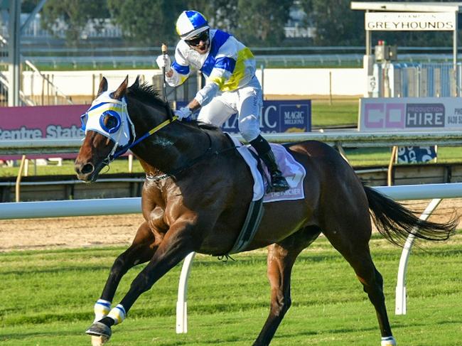 Namazu wins the $775,000 slot race The Archer in Rockhampton for jockey Ashley Butler and trainer Ricky Vale: Picture: Matt Harris - Caught in the Act Photography.